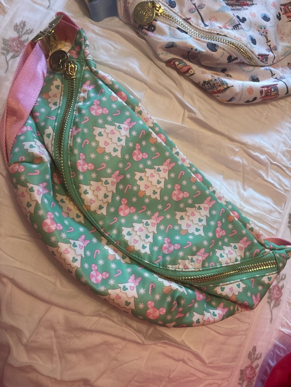 Stoney Clover Holiday Print Crossbody Bag